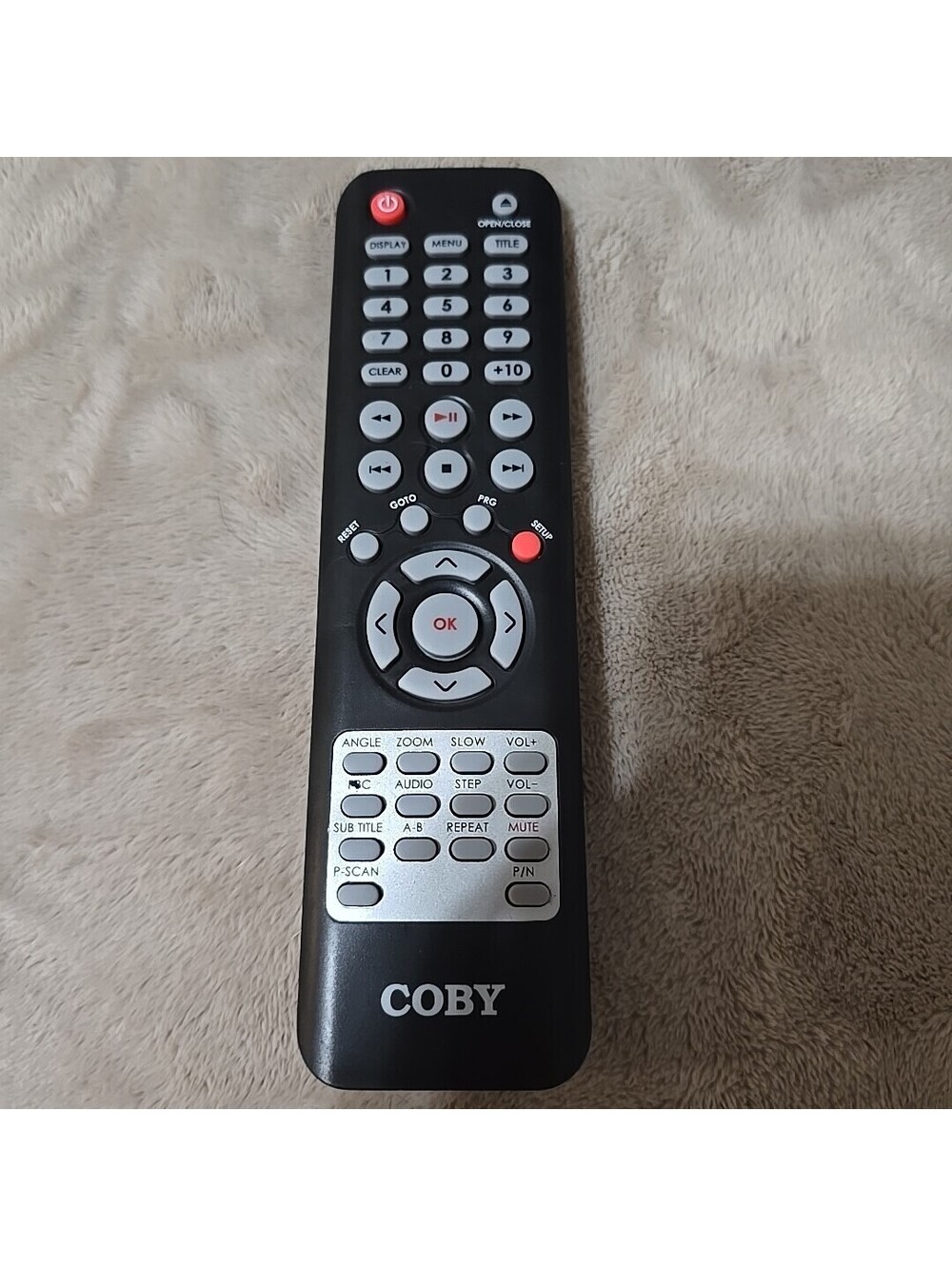 OEM GENUINE - COBY KT6048-003 DVD Remote Control - TESTED - DD-2824
